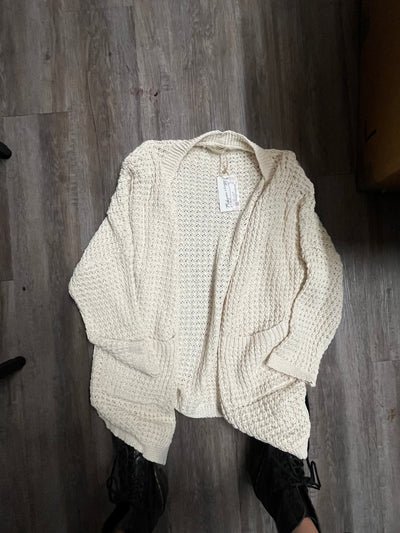 Oversized Cable Knit Cardigan by 75