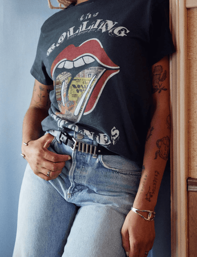 Rolling Stones Ticket Fill Tonque Tour Tee by Daydreamer