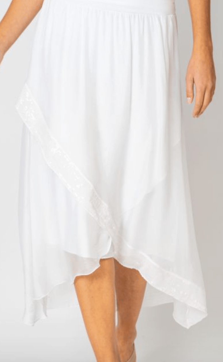 Coronado Sparkle Silk Skirt by 75