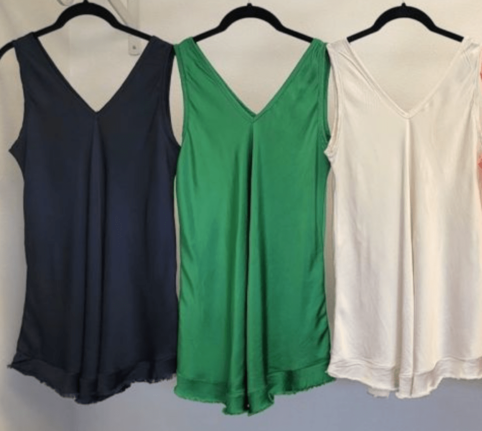 Sun-Kissed Satin Tank Top by 75