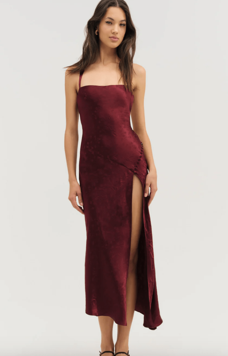 for love and lemons burgundy dress Carla Jacquard Midi BY – 75° & Fuzzy gece elbisesi Color:Pic Green Davids Bridal Celebrate DB Satin Lemons size chart to