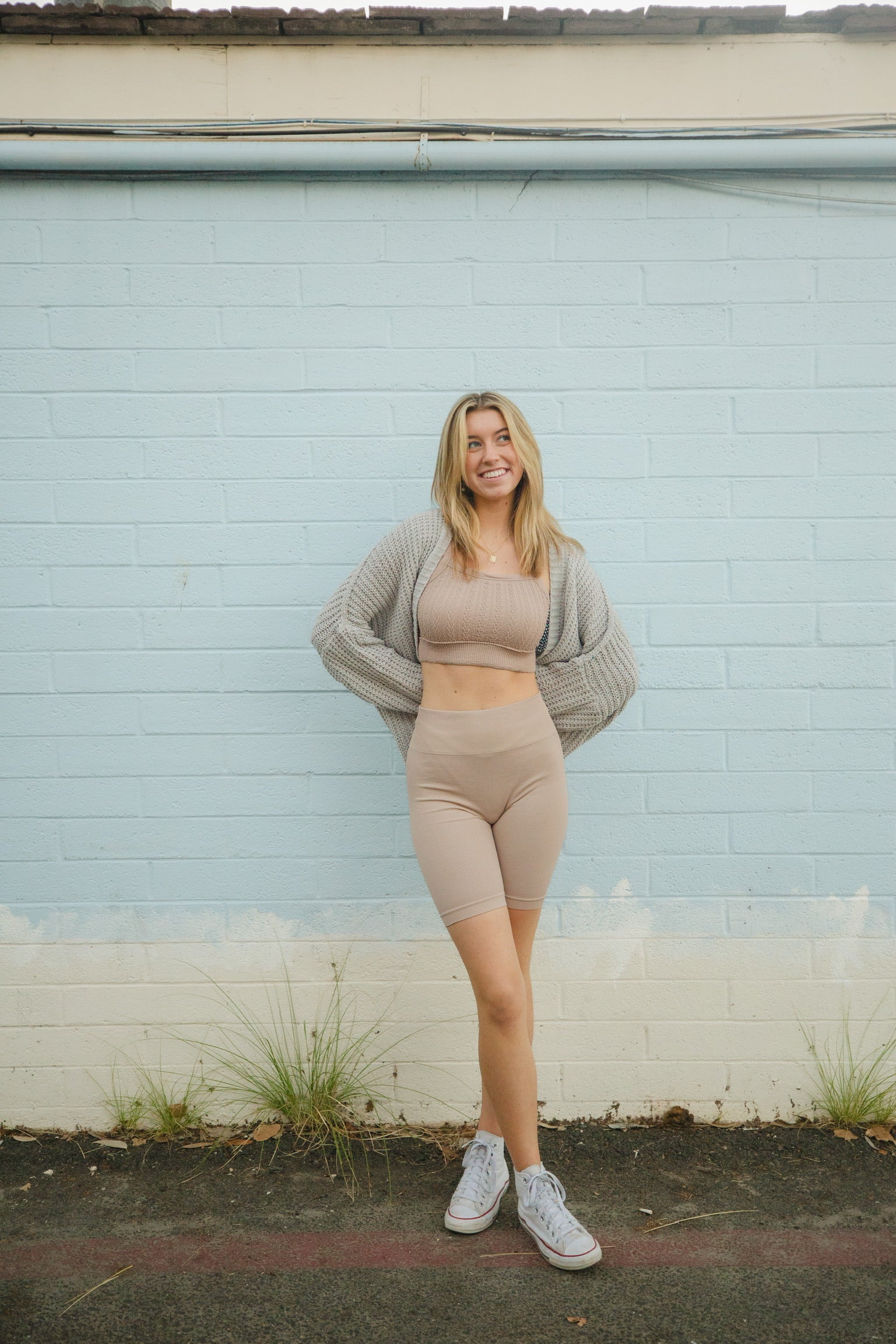 highwaisted biker shorts