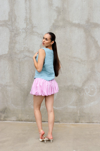 Santorini Linen Vest by 75