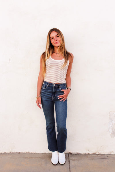 [HAPPI] CLEAN CROPPED FLARE by Hidden