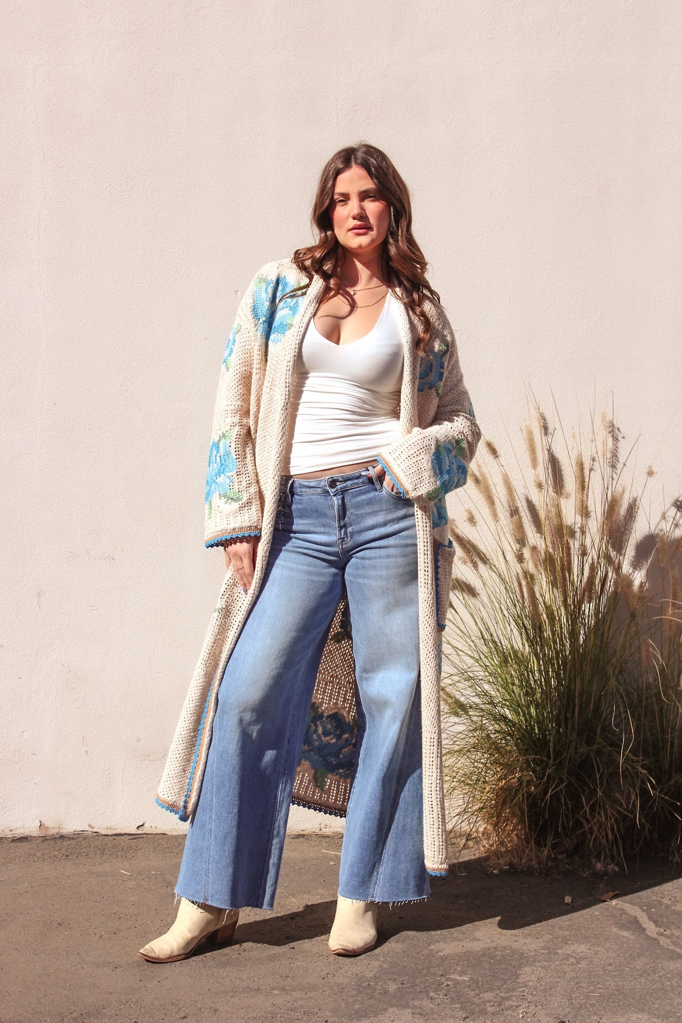 Coastal Granny Maxi Cardigan by Spell