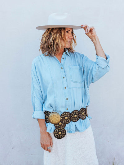 Ocean Mist Tencel Button-Up Shirt by 75