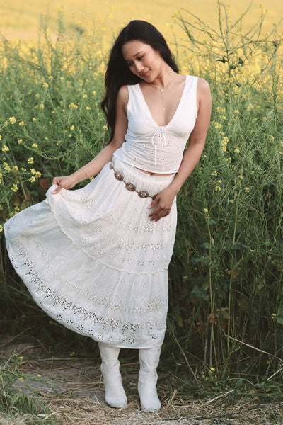 Meadow Whisper Eyelet Top  by 75