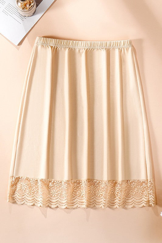 Moonlight Lace Trim Half Slip by 75