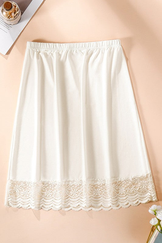 Moonlight Lace Trim Half Slip by 75