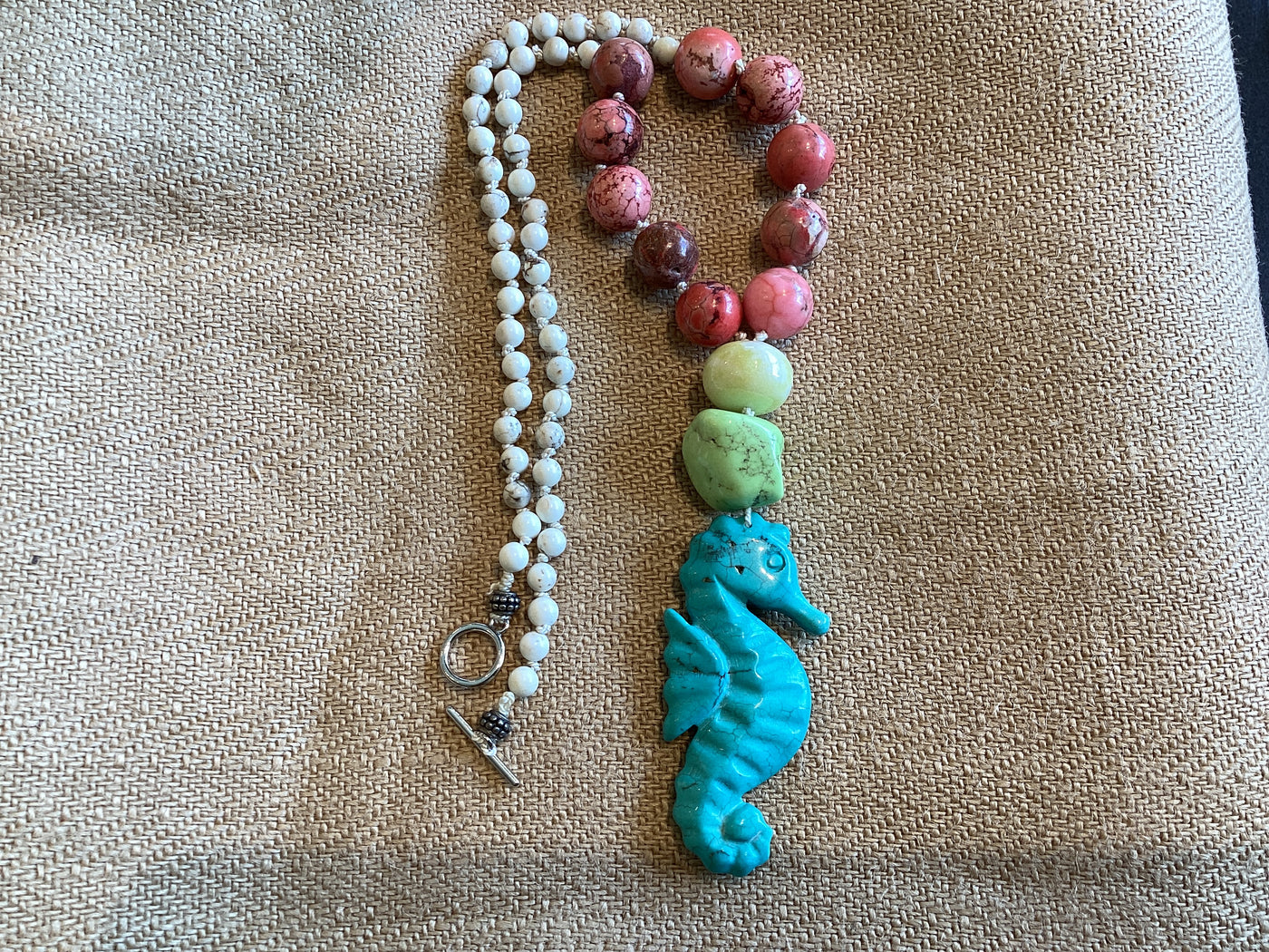 Seahorse necklace by Dallas