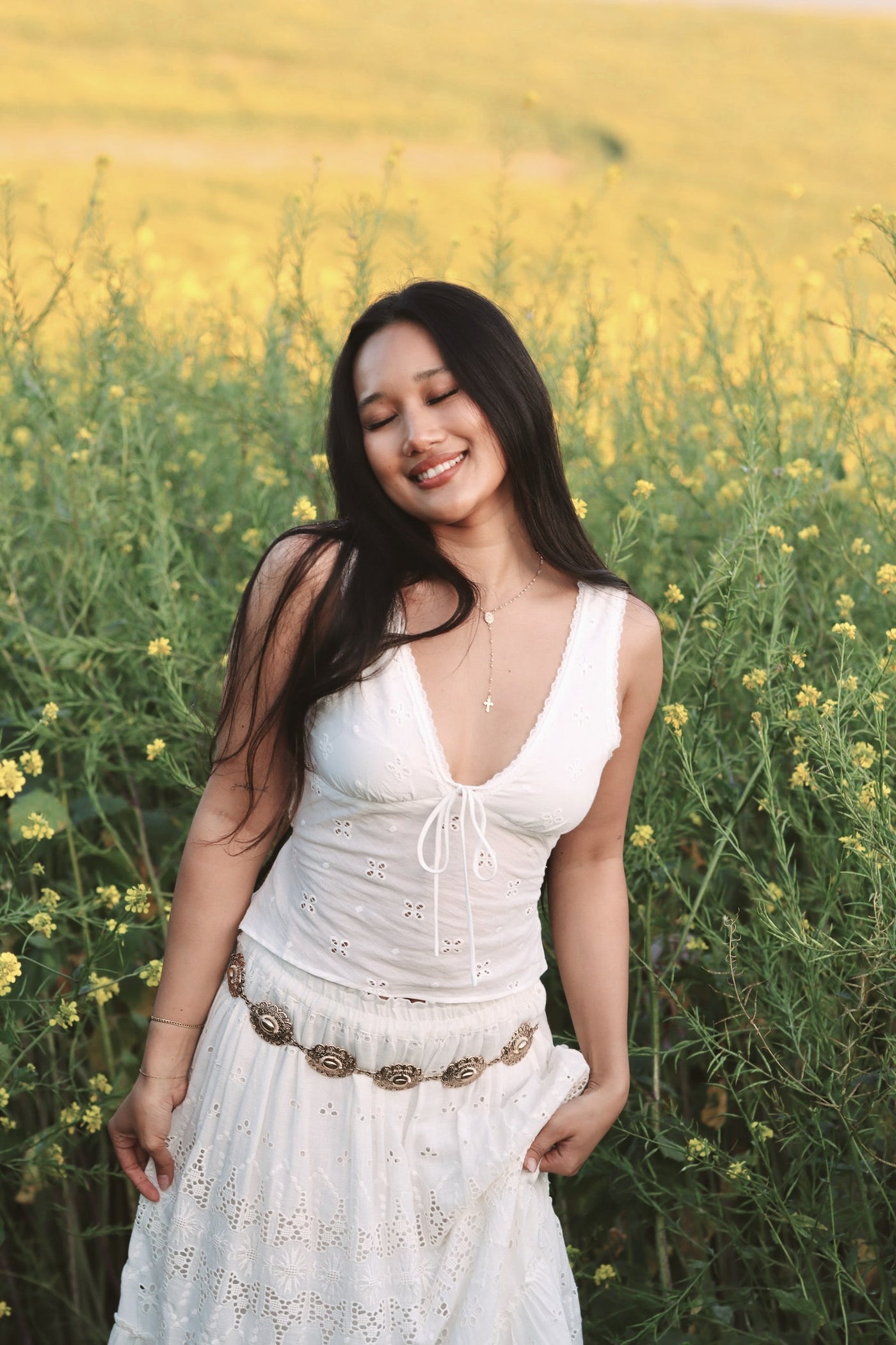 Meadow Whisper Eyelet Top  by 75
