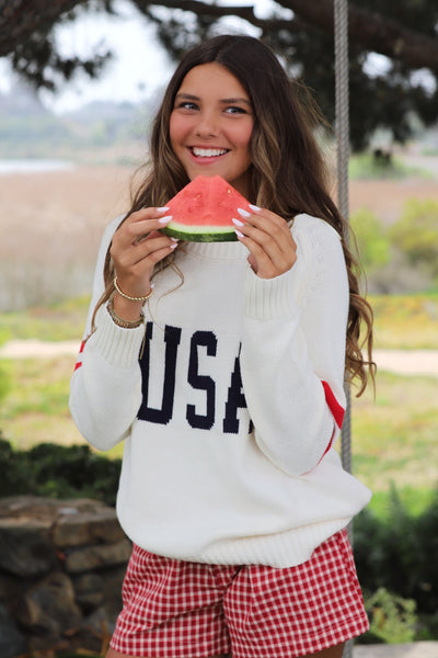 USA Varsity Knit Sweater by 75