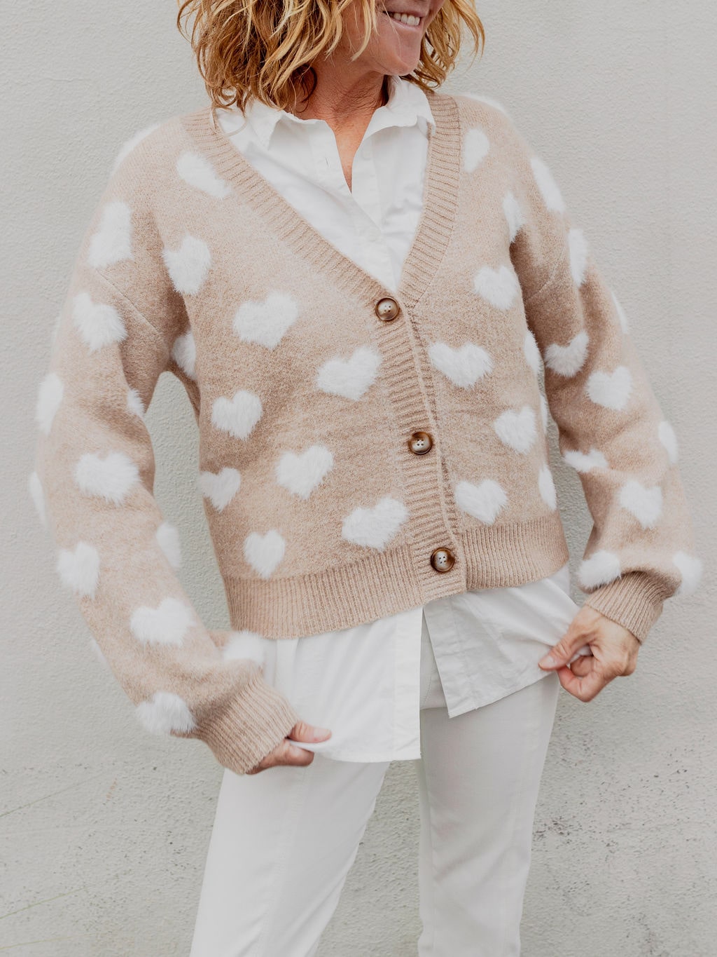 Cupid's Cozy Cardigan by Fuzzy