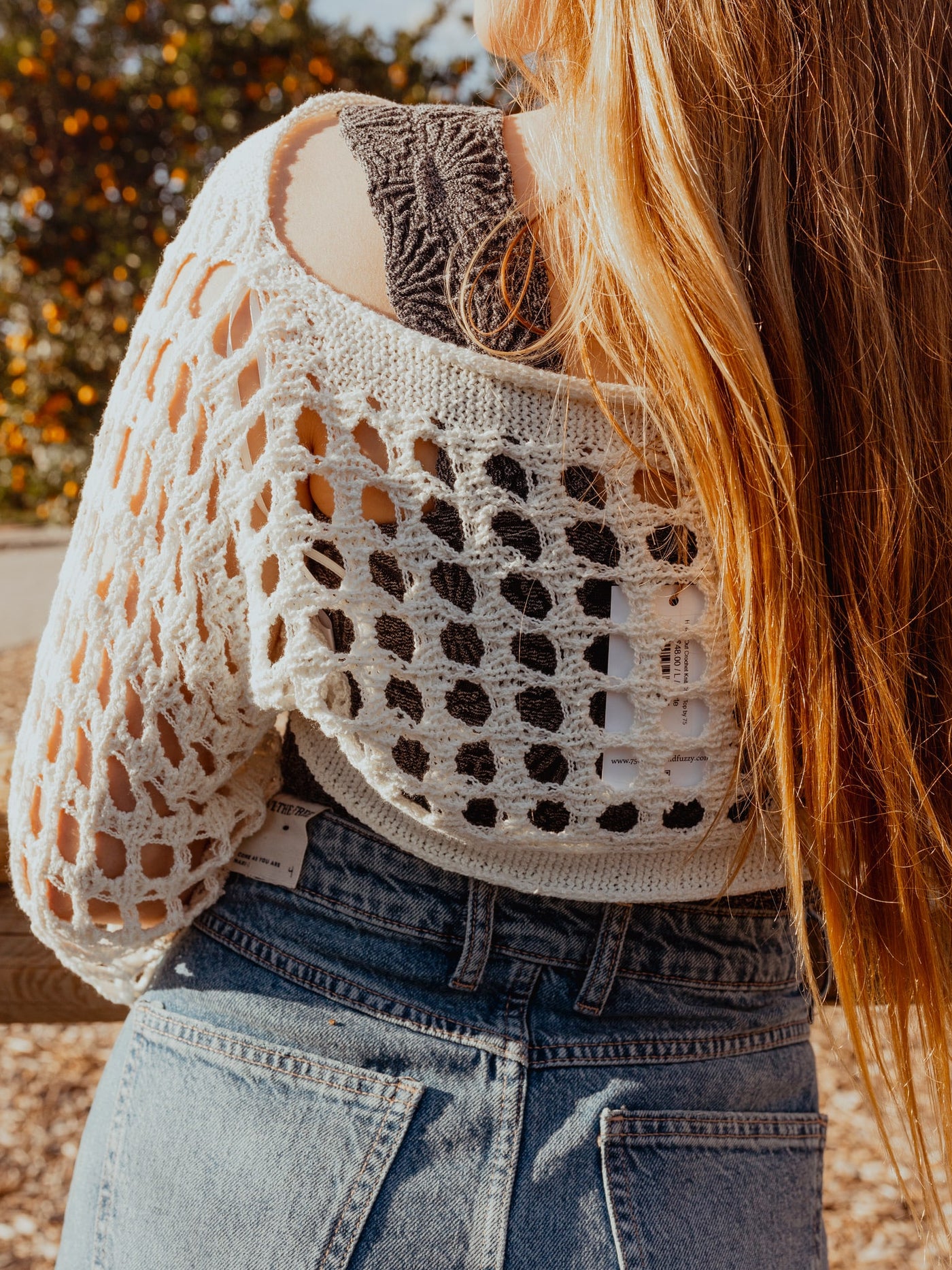 Hollow Out Crochet Knit Crop Top by 75