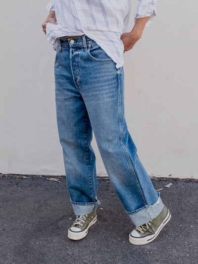 Romy Yarn Dyed Linen Button Up by CP Shades