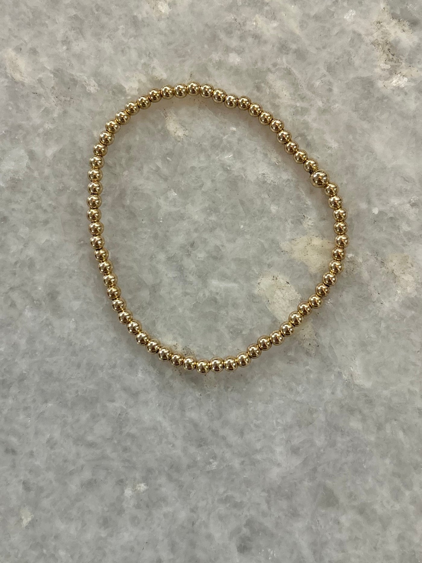 2 mm 14K Gold Bracelet