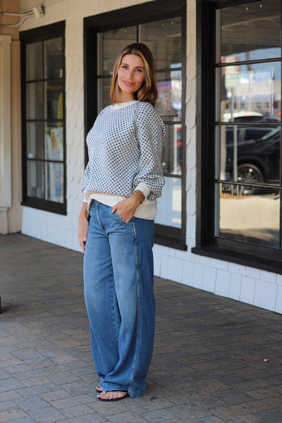 Coastal Chill Knit Sweater by 75