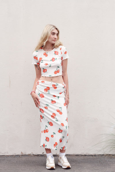 Wilma Midi Skirt by for Love & Lemons