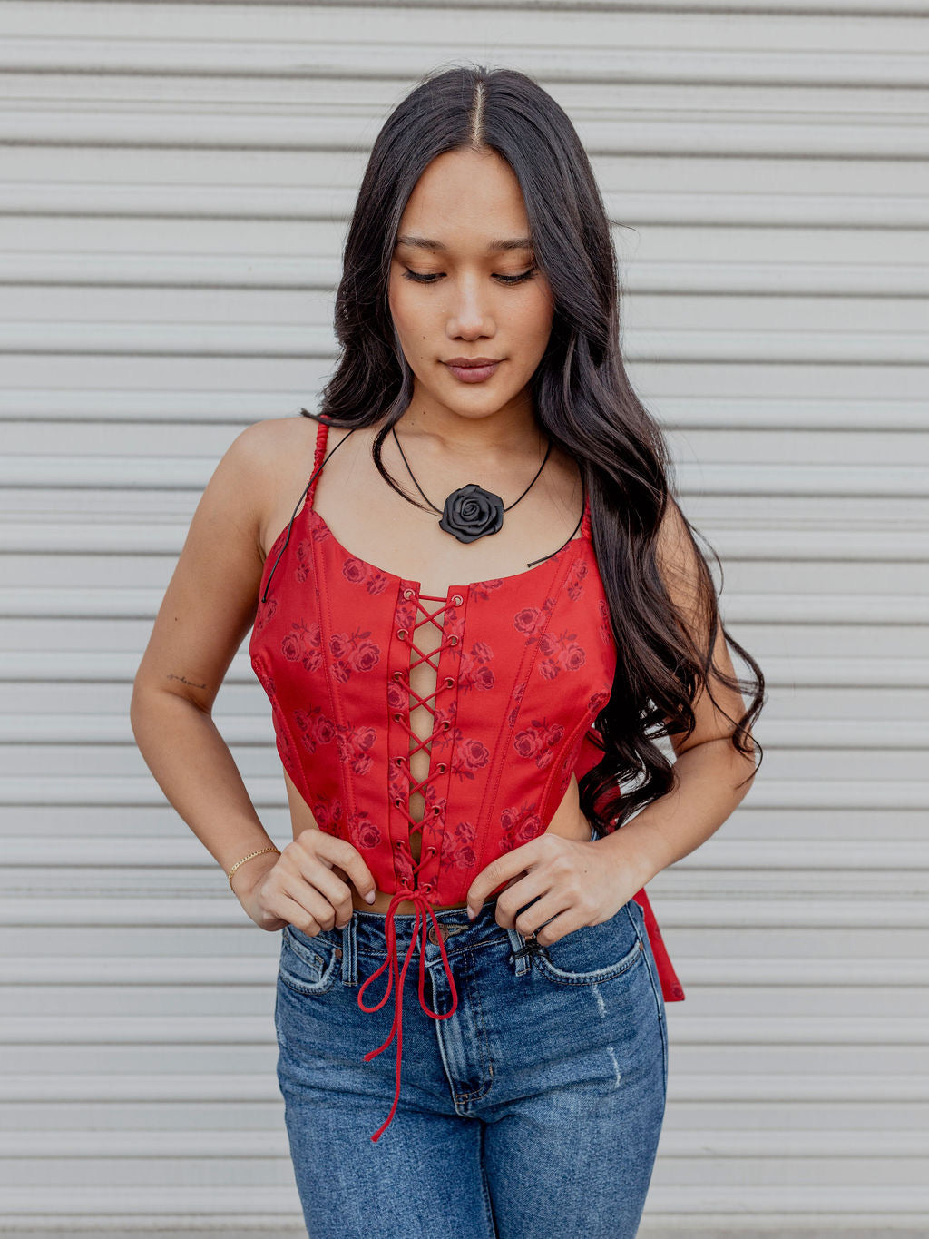 Lillian Corset Top by for Love & Lemons