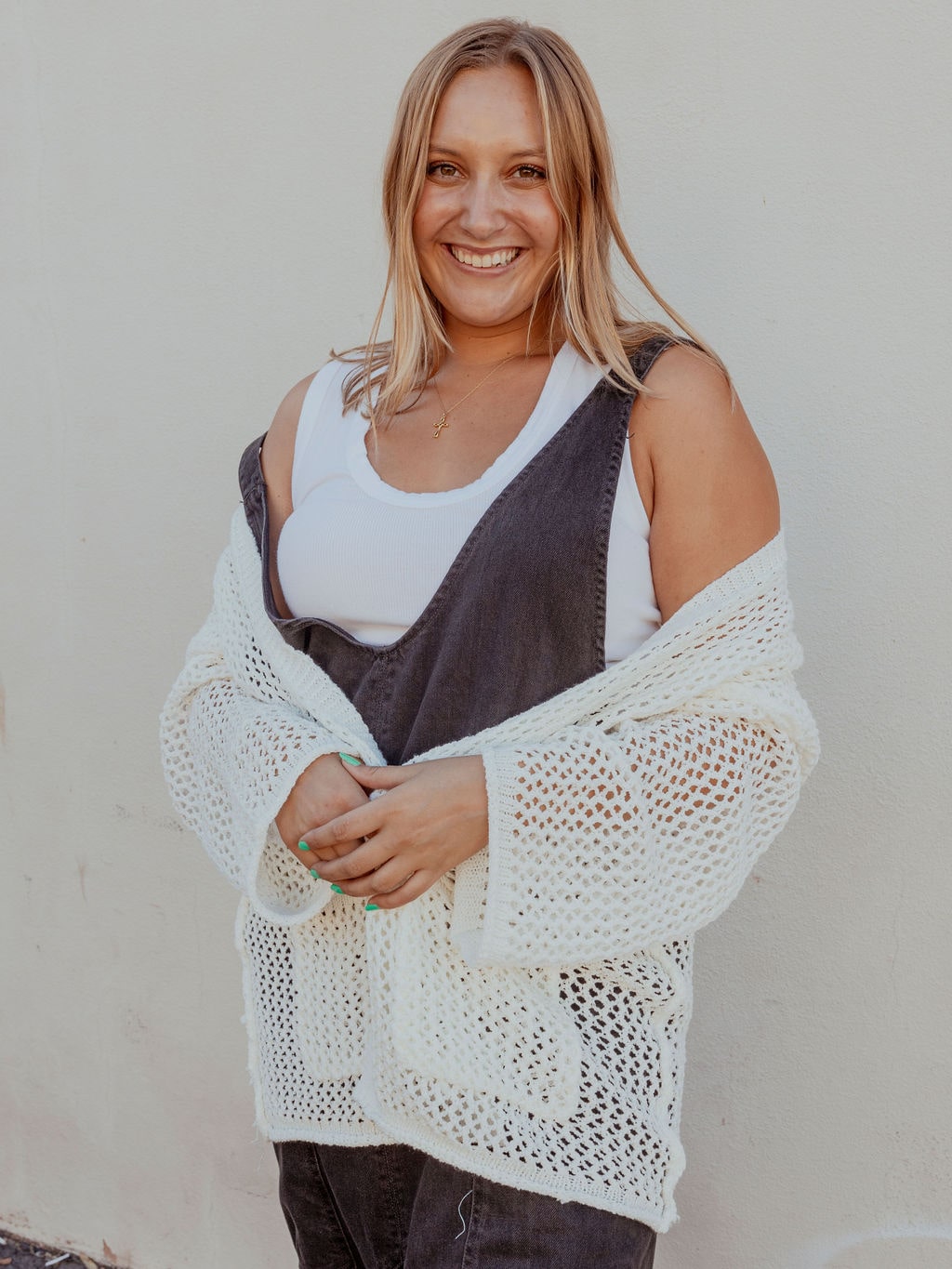 Crochet Open Cardigan