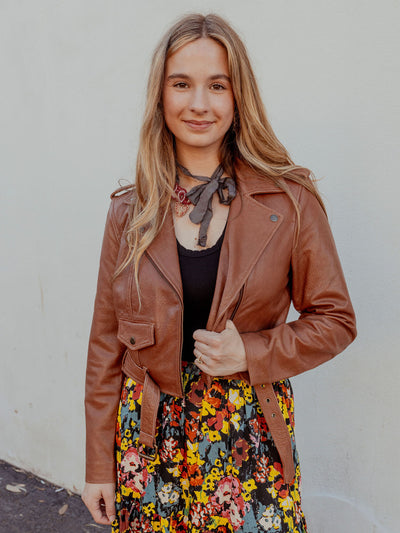 Leather Jacket by Cleobella