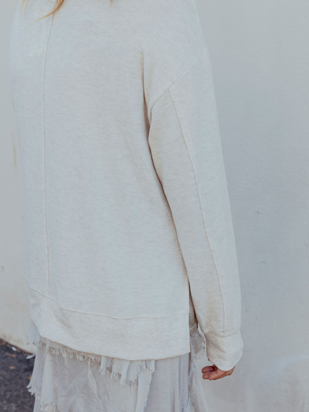 Wilder Cloud V-Neck Long Sleeve Top by Z Supply