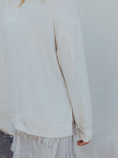 Wilder Cloud V-Neck Long Sleeve Top by Z Supply