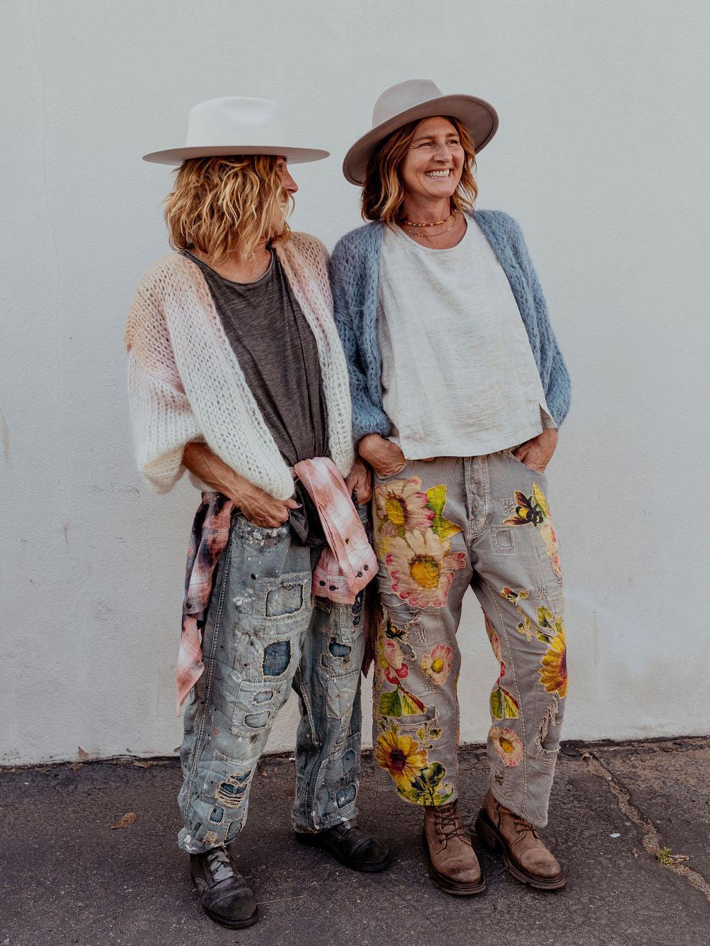 Miner Pants with Sunflower. 433 by Magnolia Pearl