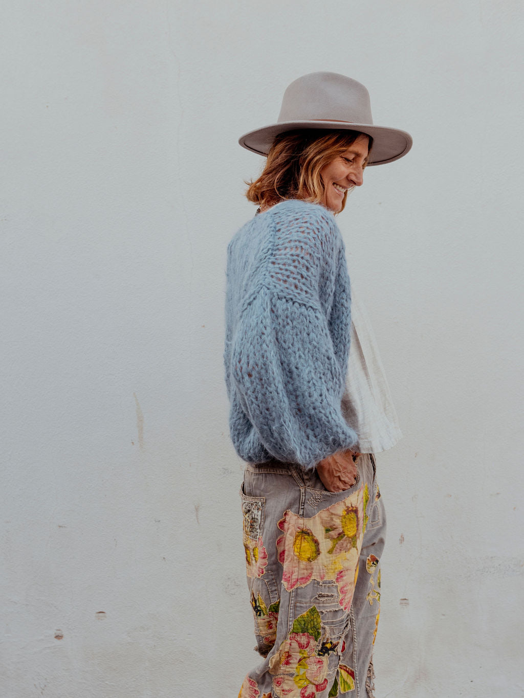 Miner Pants with Sunflower. 433 by Magnolia Pearl