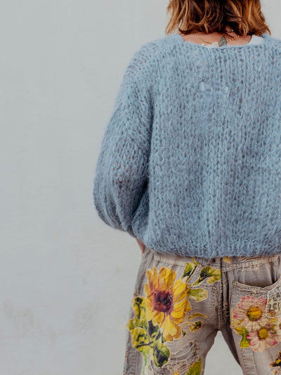 Miner Pants with Sunflower. 433 by Magnolia Pearl