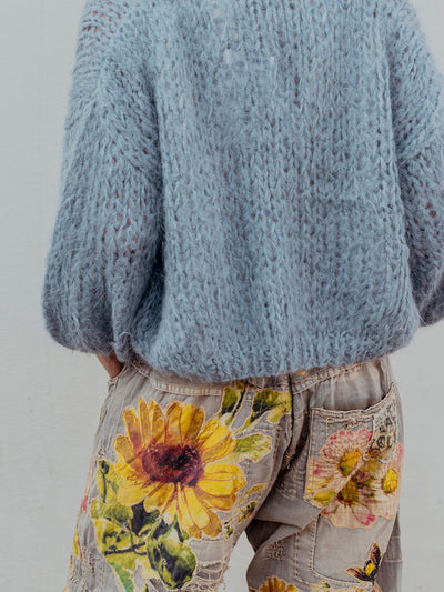 Miner Pants with Sunflower. 433 by Magnolia Pearl