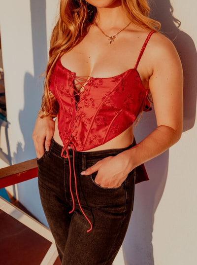 Lillian Corset Top by for Love & Lemons