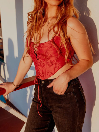 Lillian Corset Top by for Love & Lemons