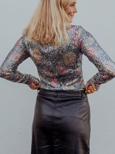 PRINTED GOLD RUSH LONG SLEEVE by Free People