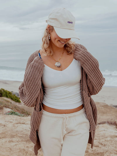 Seaside Serenity Cable Knit Cardigan by 75