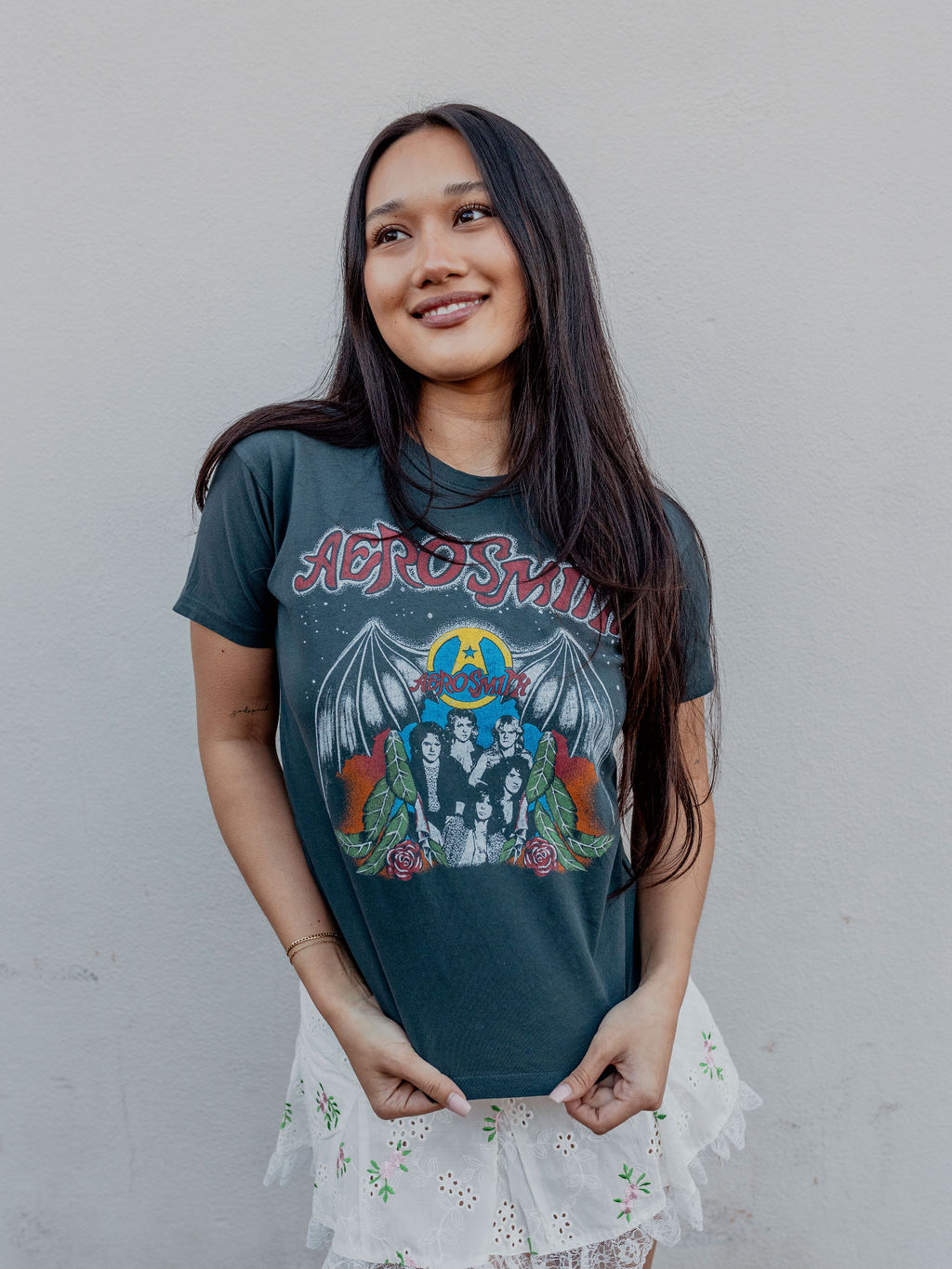 AEROSMITH BACK IN THE SADDLE RINGER TEE BY DAYDREAMER