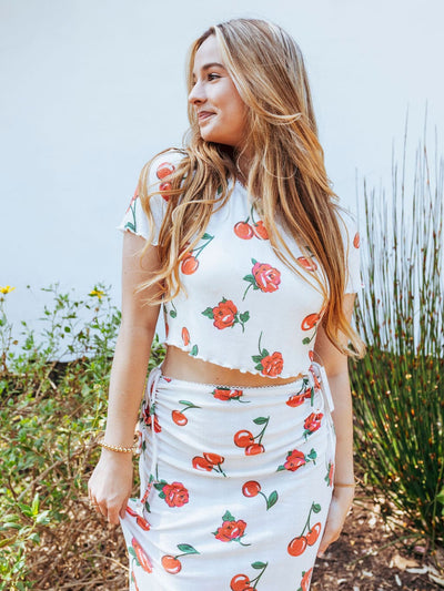 Wilma Midi Skirt by for Love & Lemons