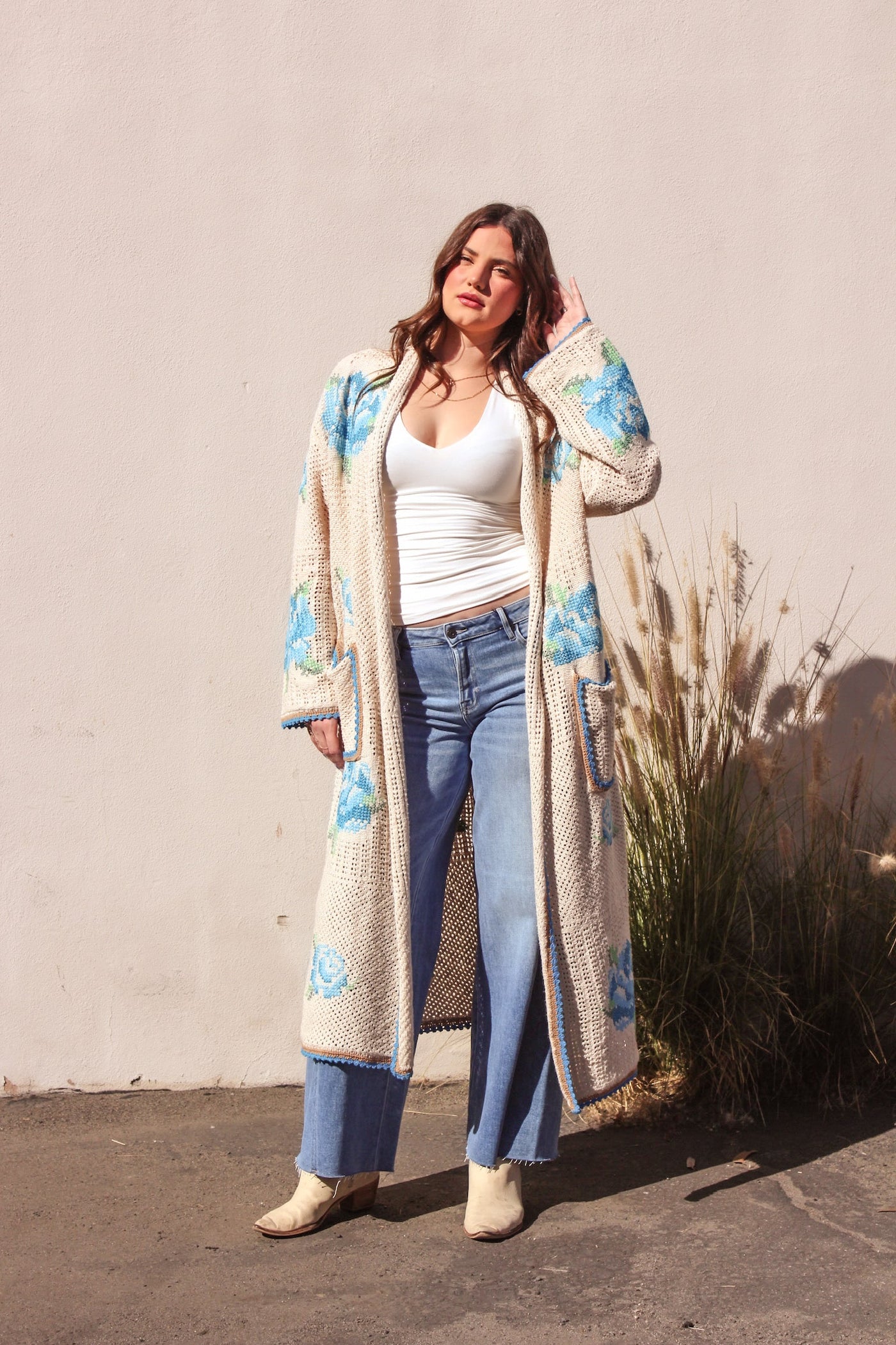 Coastal Granny Maxi Cardigan by Spell
