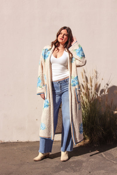 Coastal Granny Maxi Cardigan by Spell