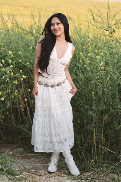 Meadow Whisper Eyelet Top  by 75
