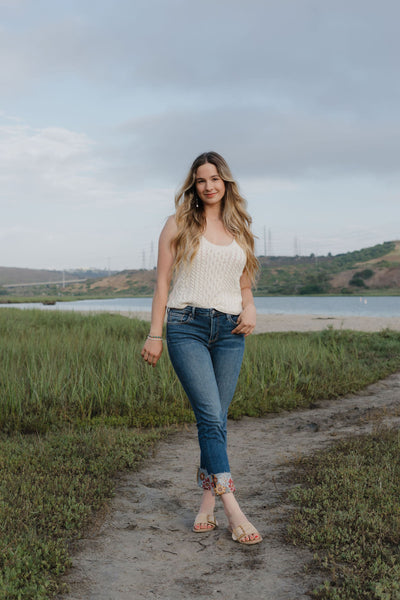 HIGH TIDE CABLE TANK by Free People