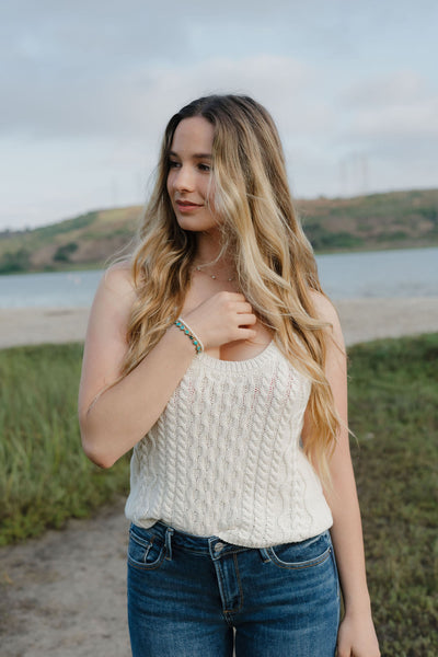 HIGH TIDE CABLE TANK by Free People