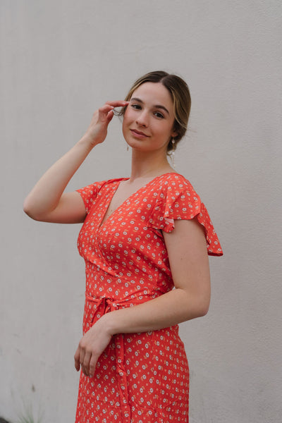 YELLOW ROSE BIAS MINI DRESS by Spell
