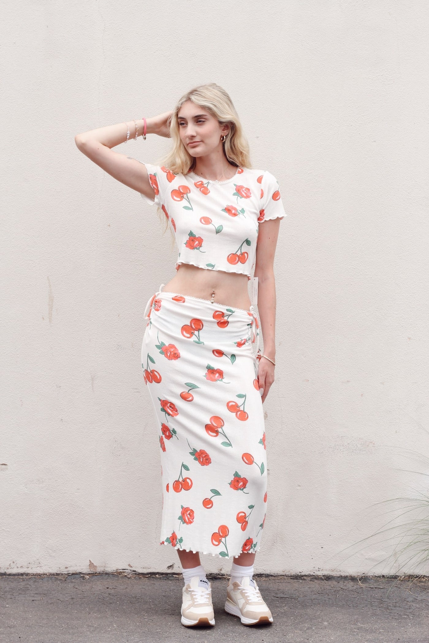 Wilma Midi Skirt by for Love & Lemons