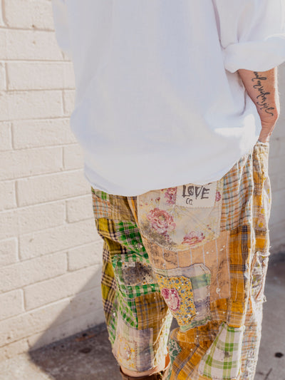 Patchwork Miner Shorts 036 by Magnolia Pearl