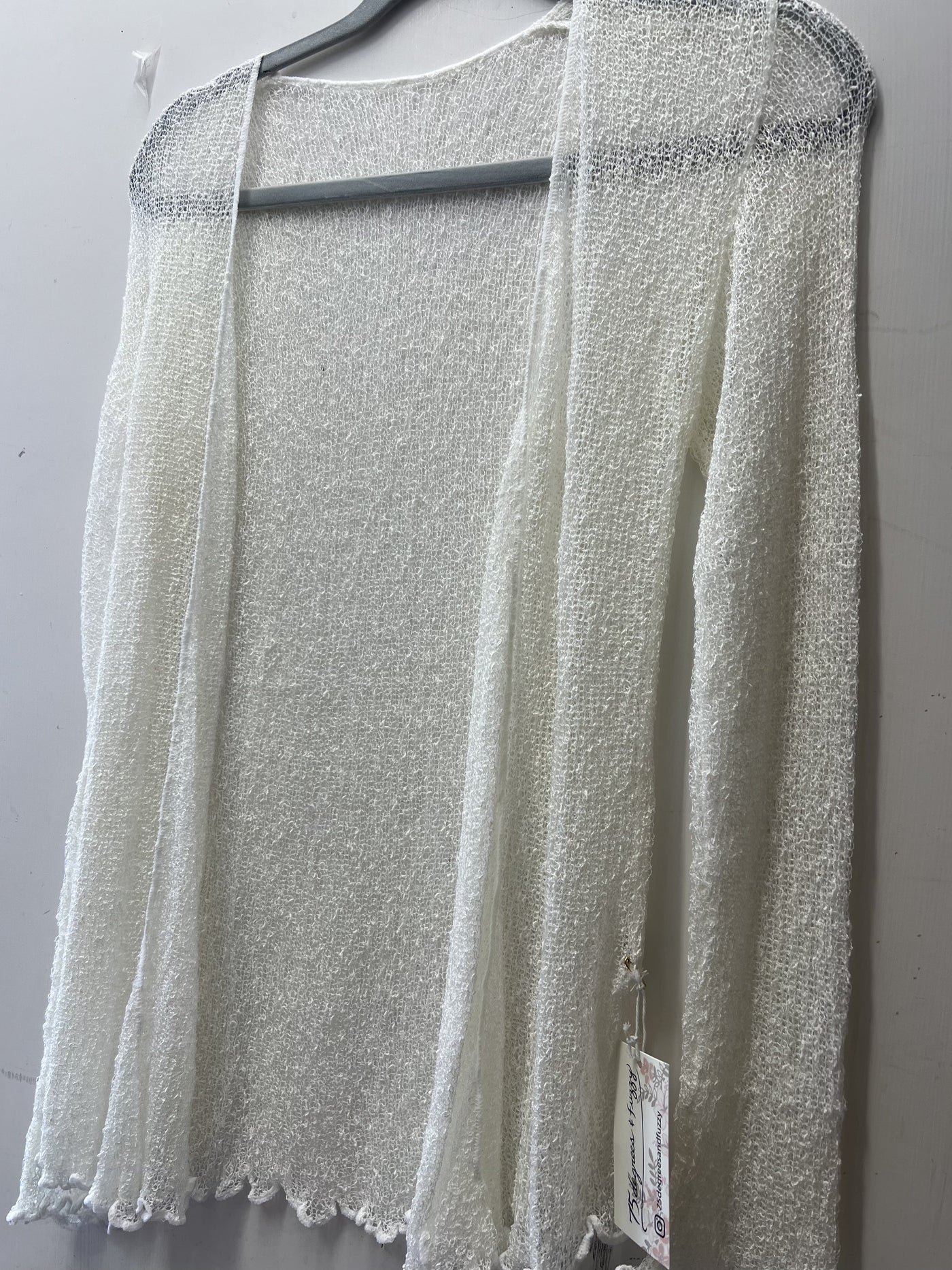 The Coastal Drift Open-Knit Shrug by 75