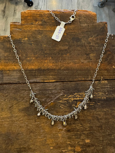 Stardust Fringe Necklace – Pyrite on Pyrite