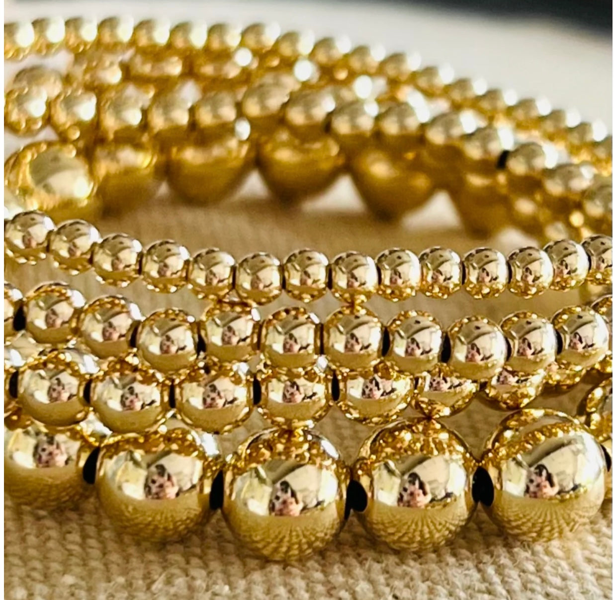 Beaded Bracelets 14k Gold Filled