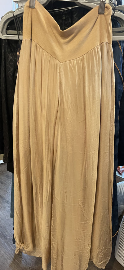 Italian Silk Wide-Leg Pants by 75