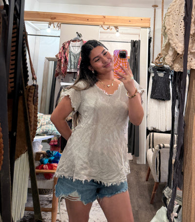Saltwind Frayed Edge Tee by 75